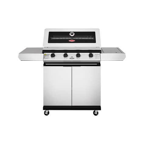 Beefeater 1200 Series 4 Burner Stainless Steel BBQ with Side .